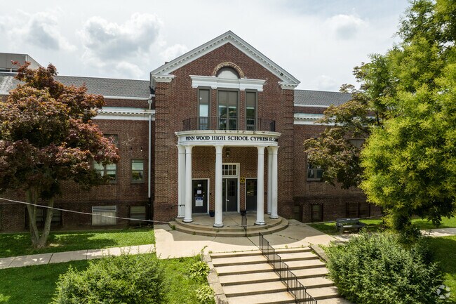 Penn Wood High School's Cypress Street Campus received a C-minus rating from Niche.