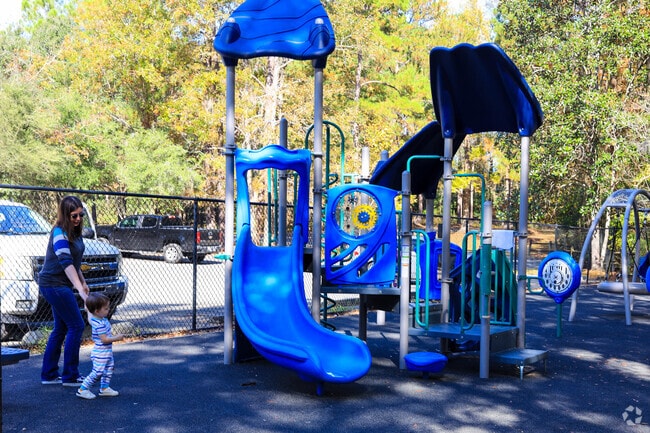 Children can play on the playground at the J. Lee Vause Park in Northwest Tallahassee.