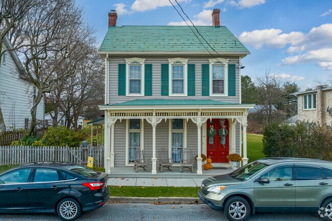 You'll find several architectural styles throughout Mt. Holly Springs.