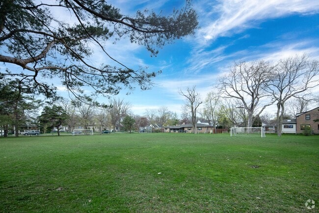Students can play a game of soccer on the open fields at Willard Elementary School.