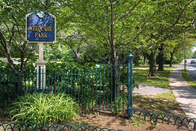 Weequahic Park in Weequahic is a massive 311 acres in size, including an 80 acre lake, and contains the first public golf course in New Jersey.