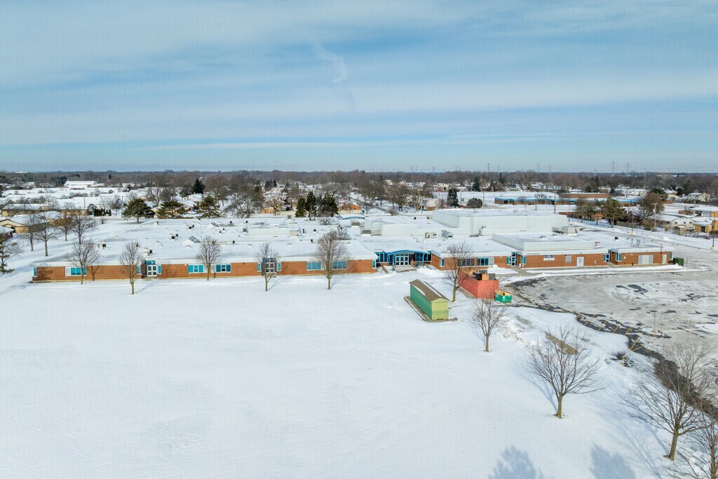 Carter Middle School aerial.