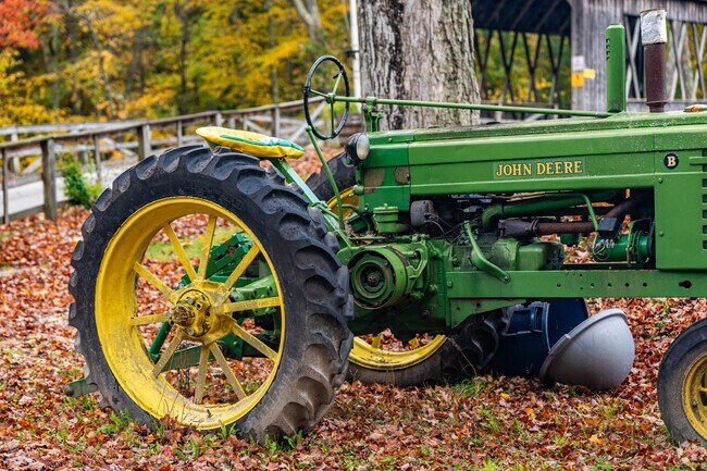 East Douglas shows its farm inspired culture in some of the shops and residences in town.