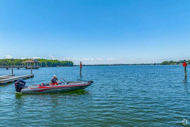 Huntersville locals know the magic of being on the water of nearby Lake Norman.