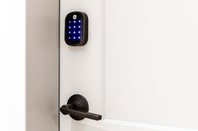Let in friends, family or a dog walker remotely, with peace of mind! Smart home tech available in every home!