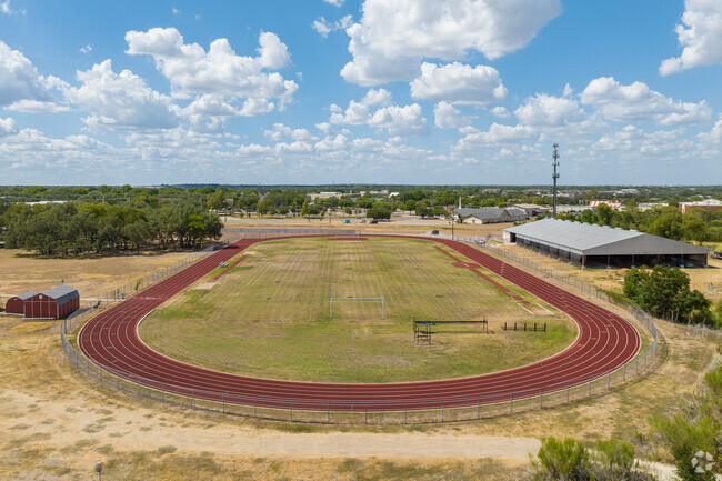 Cedar Park Middle track field is used for home games.