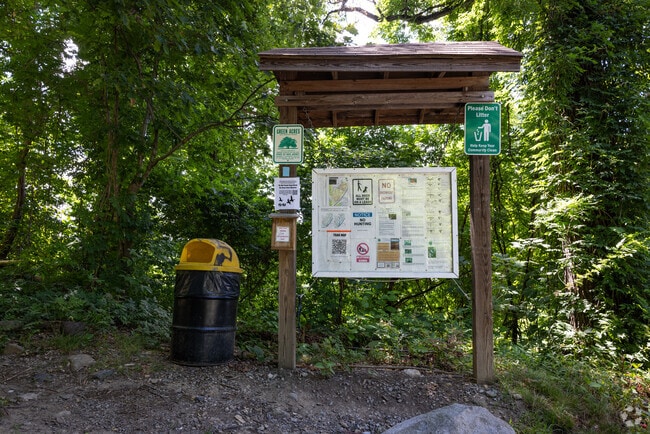 Visitors to Mountainside Park in Riverdale, NJ enjoy open green spaces and peaceful walking trails.