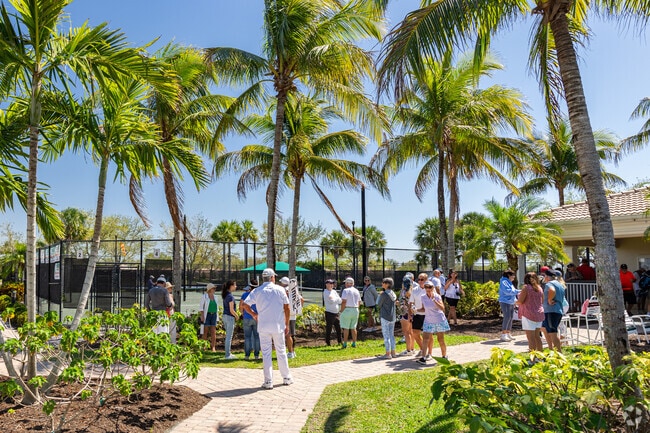 Community events like tennis tournaments are an important part of life in Verona Walk.