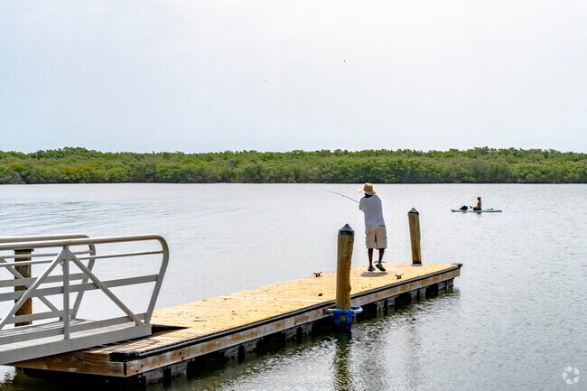 Fish off the boat launch in Roseland.