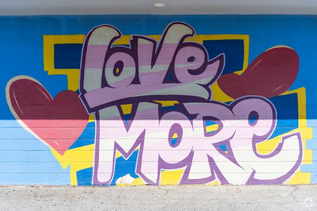 Downtown North Las Vegas is a vibrant district with murals and artwork at every step.