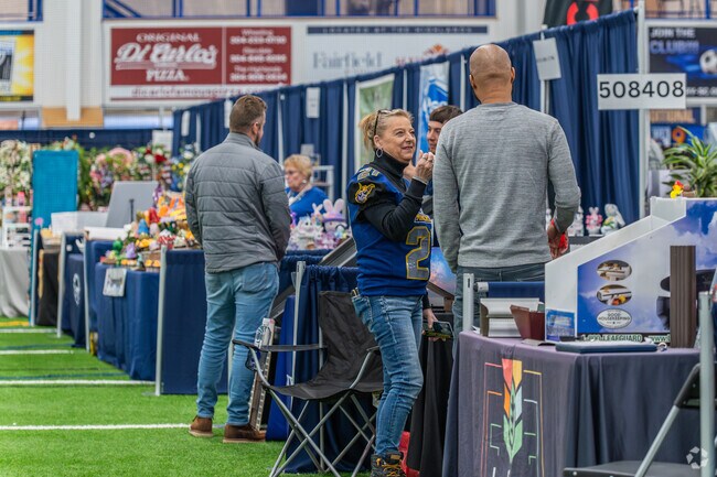 Vendors at the Wheeling Home, Garden & Life Expo in Triadelphia were helping customers from Elm Grove.