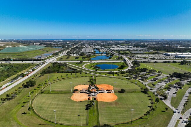 Step up to the plate and enjoy a day of baseball at Tradewinds Park's impressive fields.
