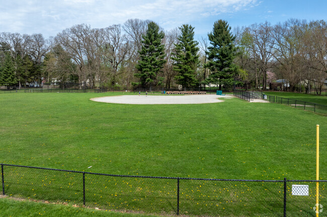 Bailly Public Elementary School baseball field.
