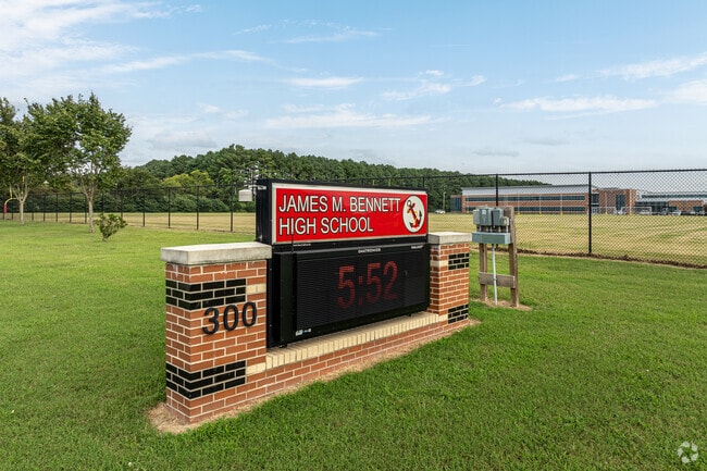 James M. Bennett High School has 1,343 students in grades 9-12 near Presidents-Princeton.