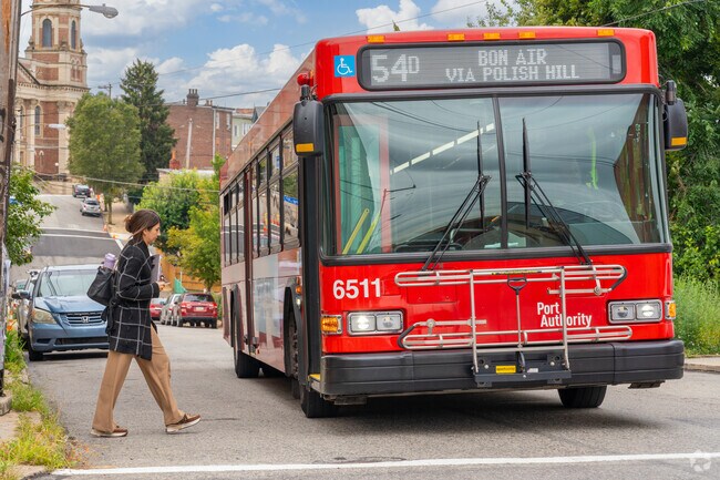 Take the bus out of Polish Hill into Pittsburgh for work or entertainment.