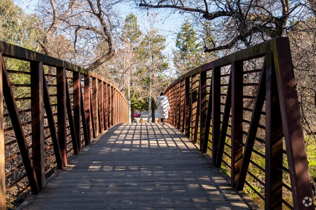 Enjoy family time or a solo escape at the tranquil Almaden Lake Park.