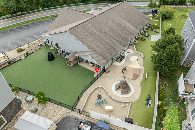 Amplify Children's Academy has a nice setting complete with an outdoor play area.