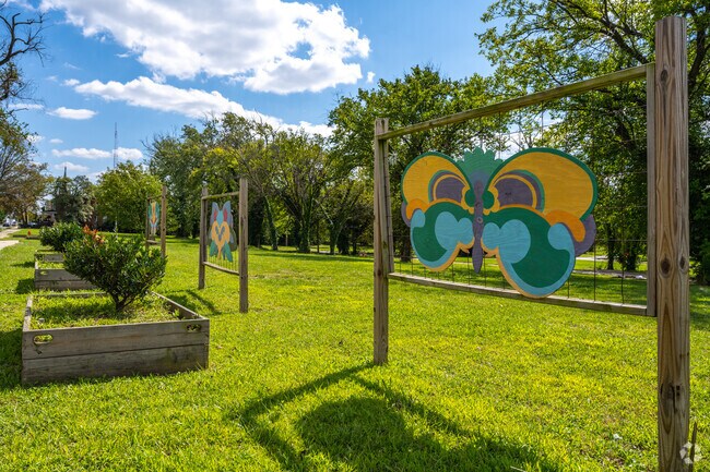 The community garden of Central Park Heights makes the neighborhood a vibrant place.