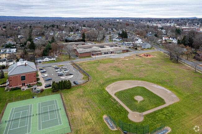 Wethersfield's Alfred W. Hanmer School was built in 1967.