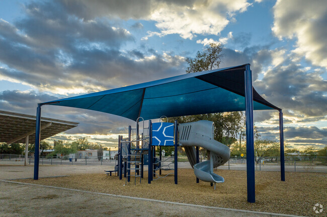 Students love the brand new playground equipment at Marshall Elementary