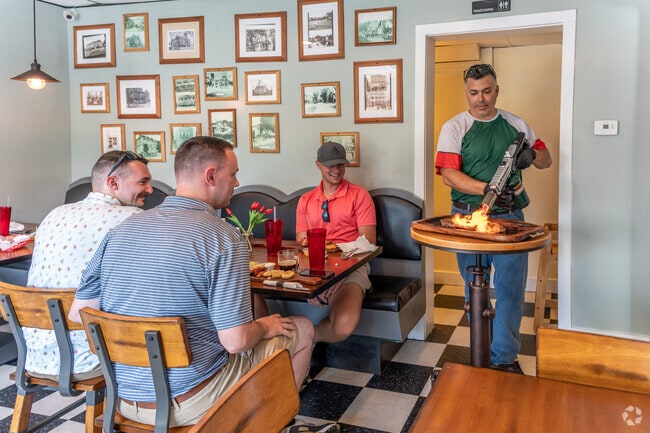 PBF Cafe Montgomery’s indoor space offers a relaxed, inviting atmosphere.