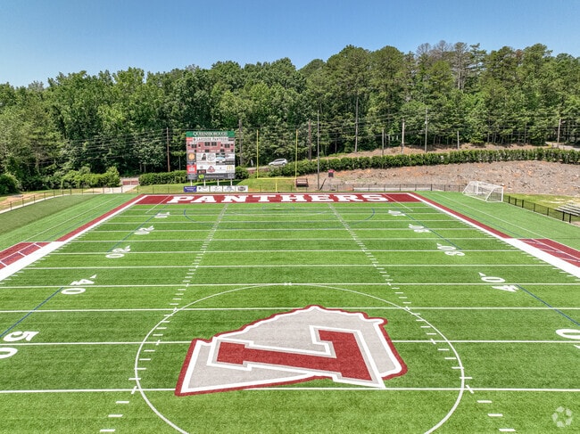 50 yard line at Lakeside High School Augusta, GA.