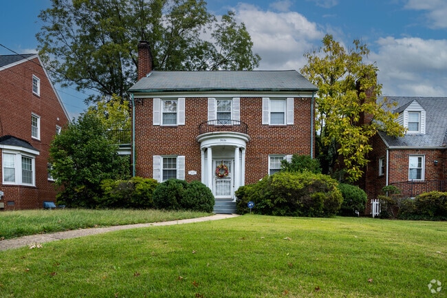 A traditional colonial style home located in the Hillcrest Neighborhood in Washington DC.