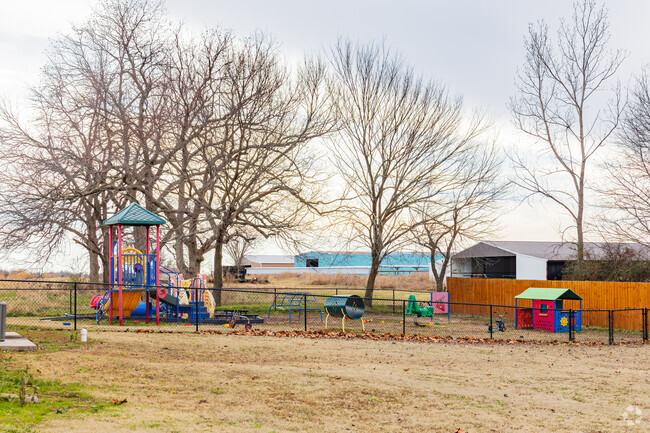 Paden Elementary School offers playground for children.