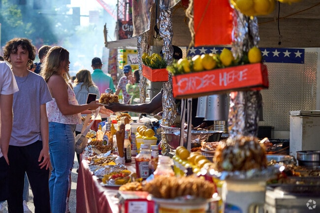 Street food is abundant at the Apple Blossom Festival in Winchester near Stephens City.