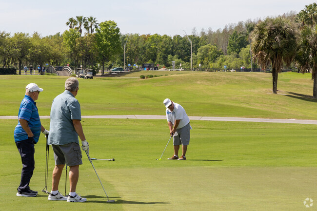 Golfing is always an option next to K-Bar Ranch at Heritage Isles near Wesley Chapel.
