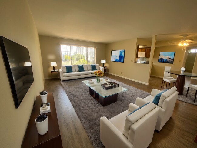 Living Room - Virtually Staged (Furniture Not Included)