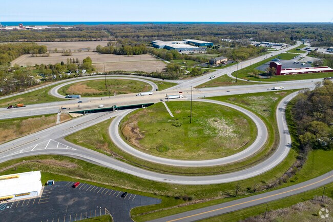 Interstate 94 is the main travel vein running through West Chesterton.