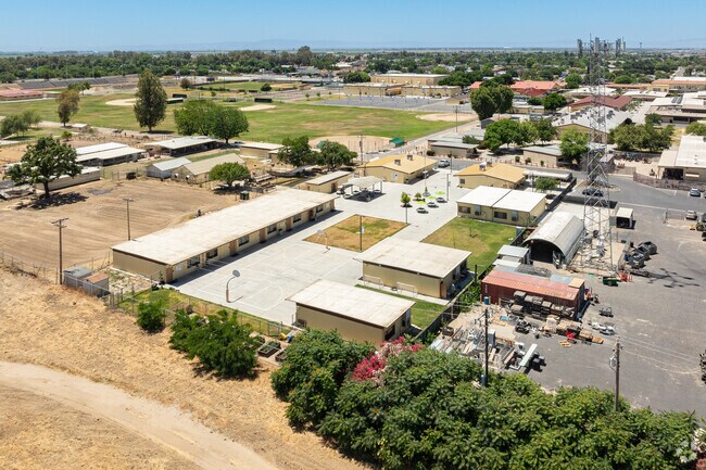 The campus of Donald C. Jamison High School is located directly behind Lemoore High School.