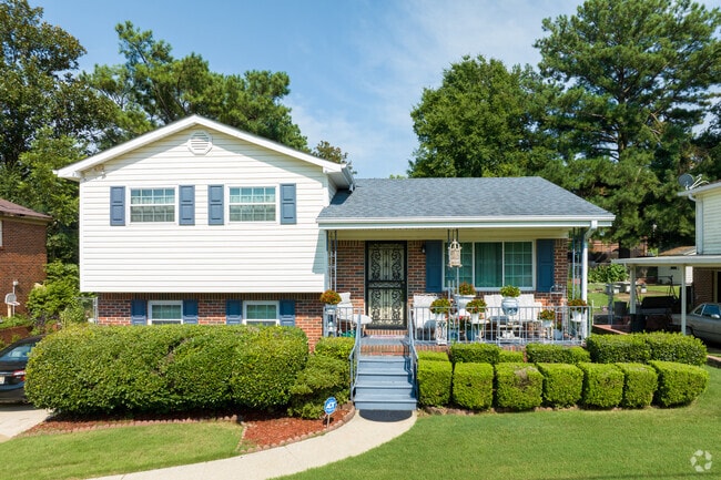 This split level house is a common theme in Smithfield Estates.