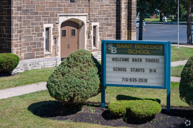 St. Benedict School in Amherst is a private, catholic schools.