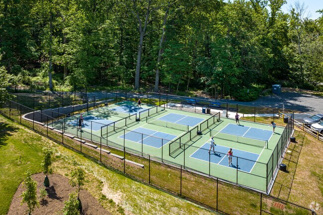 If a swim isn't needed, then work up a sweat on the Pickleball courts at Bernardsville Municipal Pool, Bernardsville, NJ.