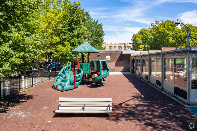 Playground at Blaine Elementary School in the Southport Coridor neighborhood.