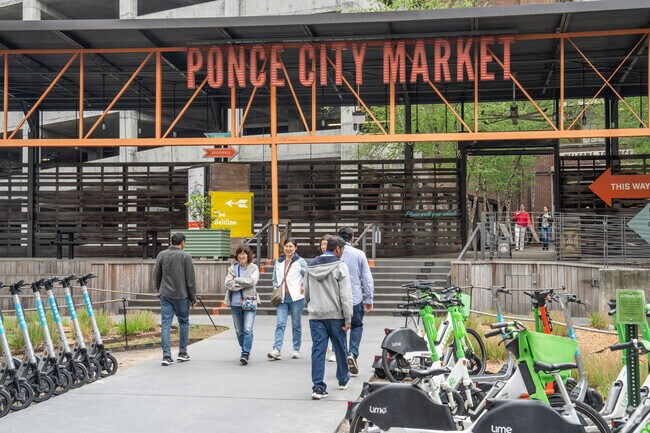 Residents can head to Ponce City Market, a shopping and dining hub right on the Beltline.