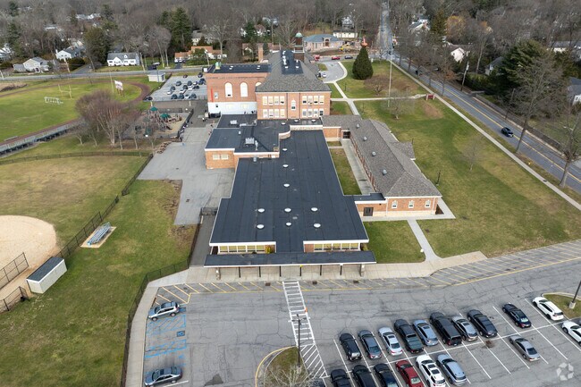 Harrison Avenue Elementary School sits on a large campus.