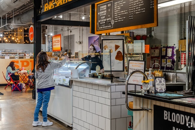 Jeni's Ice Cream can be found within the North Market.