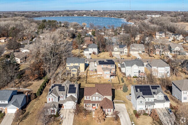 Homes built in the 1980s and '90s are located close to the shores of Lake Josephine.