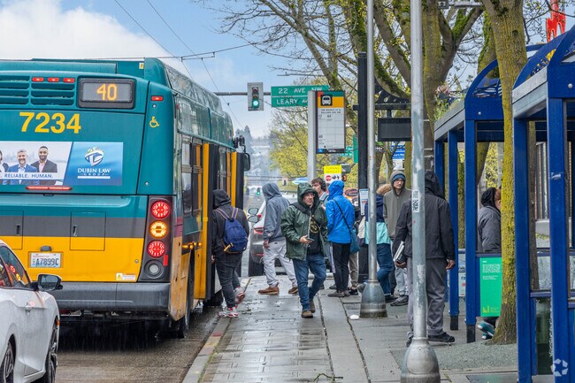 Transportation to and from Ballard is fairly easy with numerous busses running through the day.