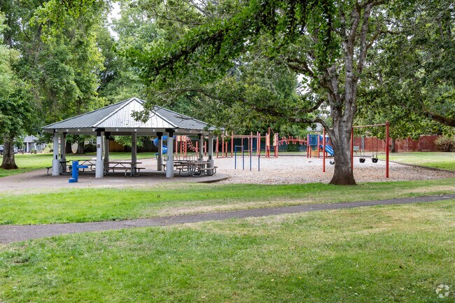 Hillview Park's gazebo is a great spot for a picnic in Faye Wright neighborhood.