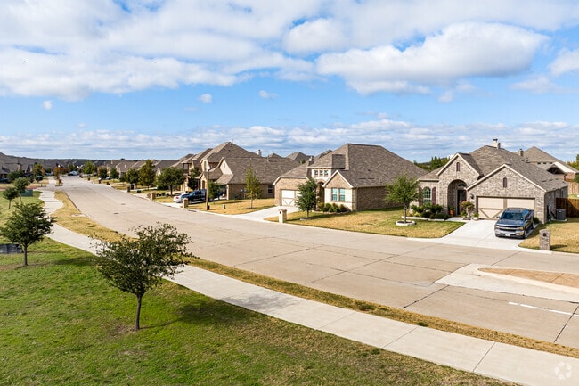 Smaller established custom homes are among the houses built in Argyle.