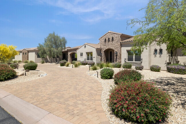 Sprawling custom homes on quiet streets give a peaceful place to live in DC Ranch.