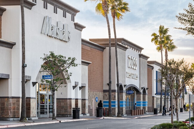 Big-box stores like Marshalls and Ross are located in the heart of Morningside Park, CA.