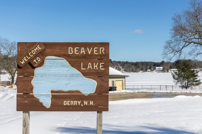 During the warmer months, people can enjoy relaxing at Beaver Lake in Derry where you can find a beach and other water activities.