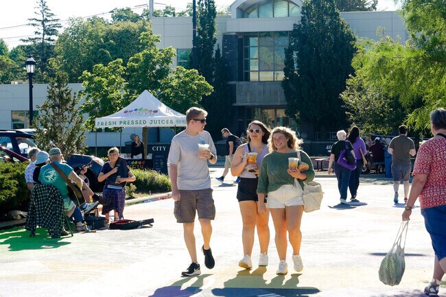 Garden Park residents can attend Market at the Square on Saturdays during the summer.