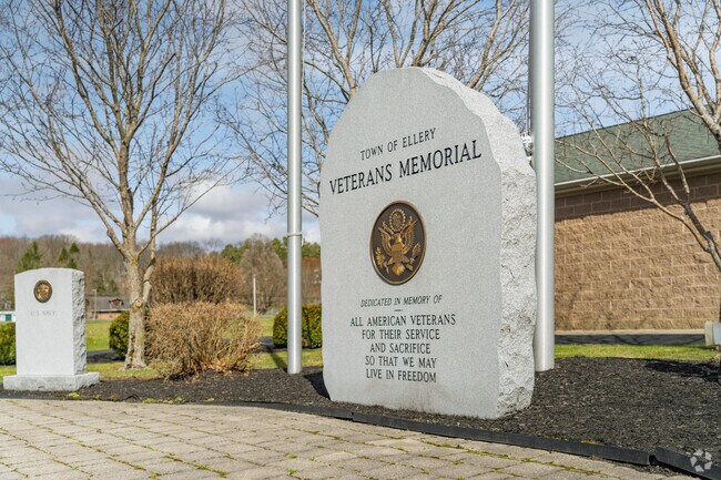 The Ellery community remembers their veterans with a memorial and locals can stop by to admire it.