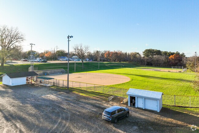 Village park is located in the heart of Somerset, WI and alongside the Apple River.